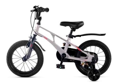Велосипед Maxiscoo Air Стандарт 14 (2025) (98-110 см), серый