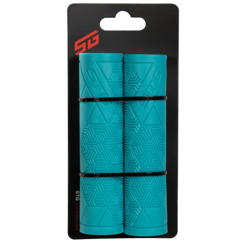 Грипсы STG Base, 126 мм, голубой