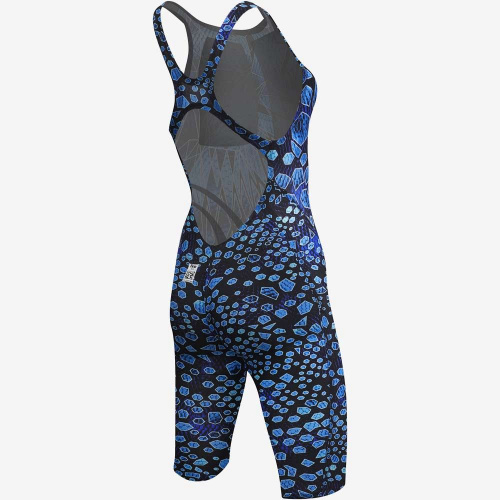 Гидрокостюм TYR Avictor Venom Open Back Swimsuit, голубой