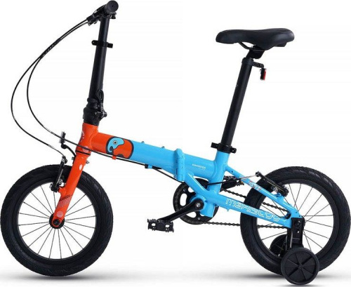 Велосипед детский складной Maxiscoo S007 Pro 14, синий