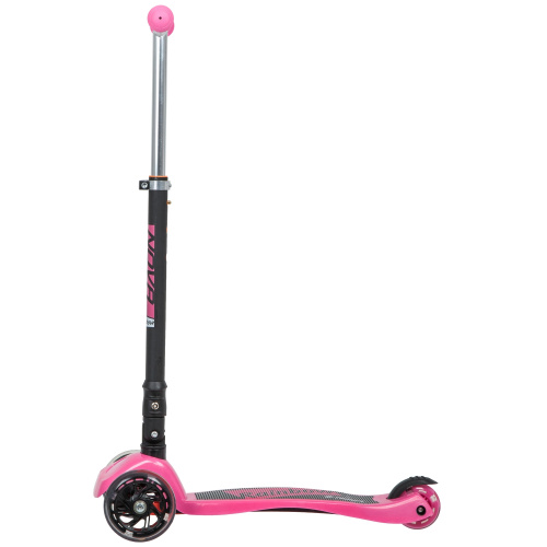Самокат-кикборд Novatrack RainBow Start Folding (2020), розовый