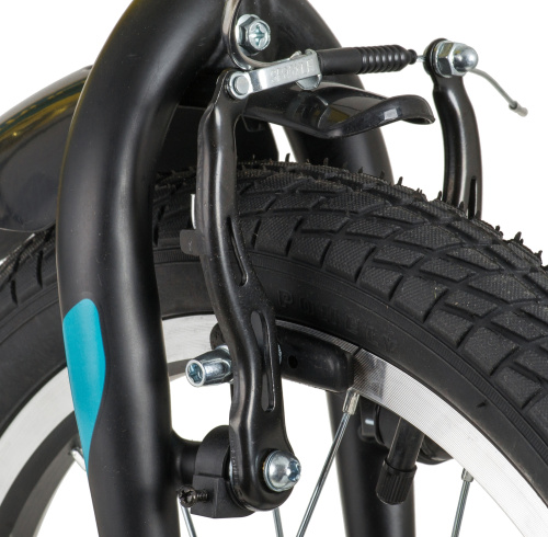 NOVATRACK PRIME V-brake 16" (2020) (98-110 см), золотистый