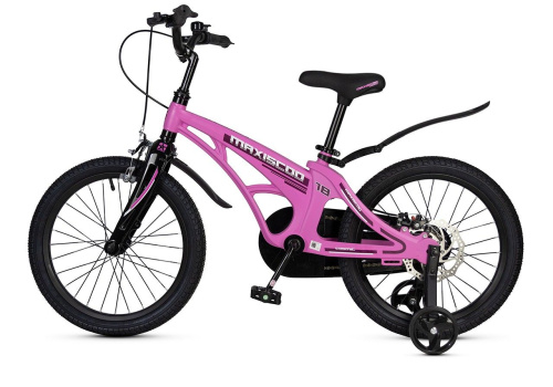Велосипед Maxiscoo Cosmic Стандарт 18 (2025) (110-130 см), розовый