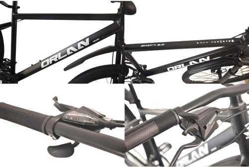 Велосипед Orlan Wing Shift 3.0 29" (2024), рама 20" (175-185 см), черный