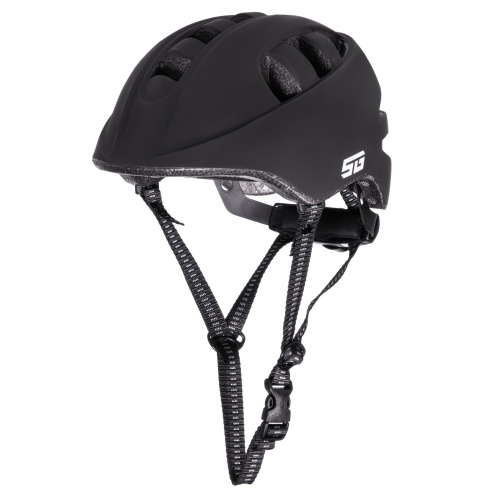 Шлем STG MA-2-B с фикс застежкой с фонариком, рама S, черный