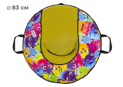 Тюбинг 83см ОКСФОРД SLIME Comfort, желтый