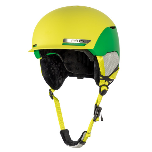 Шлем зимний White Owl Guardian, для катания на сноуборде/горных лыжах, зеленый-желтый