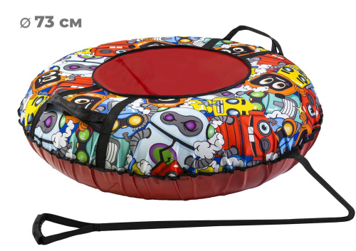 Тюбинг 73см ОКСФОРД ROBOT, красный